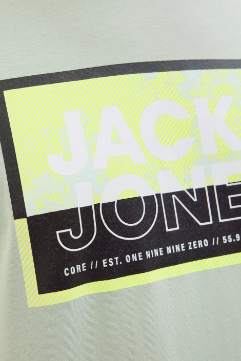Jack & Jones jcologan summer print tee crew neck